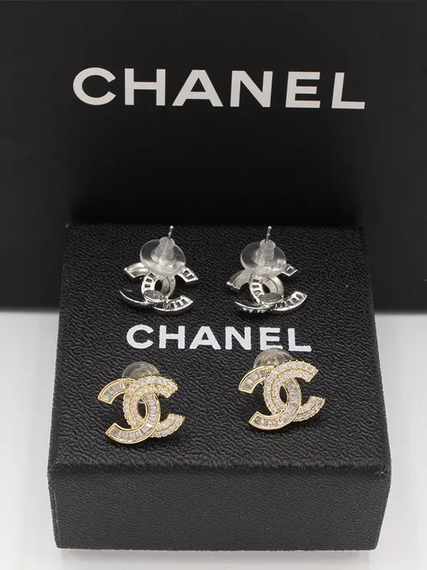 حلق شانيل زركون لوقو 619 حلق chanel