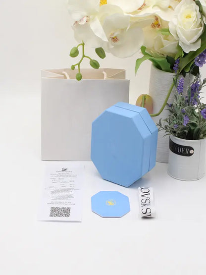 ملحقات سواروفسكي للاطقم بلو وايت هدايا Swarovski