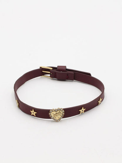 اساور جادور ديور جلد عنابي اسواره dior