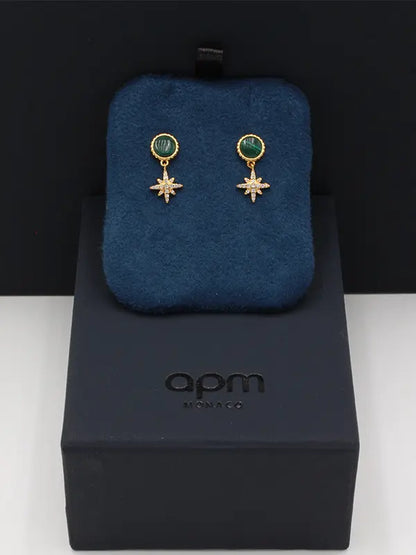 حلق اي بي ام حجر طبيعي صغير ماستر حلق APM