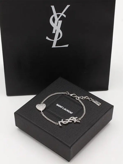 اسوارة ايف سان لوران كريستال لوقو اسواره ysl