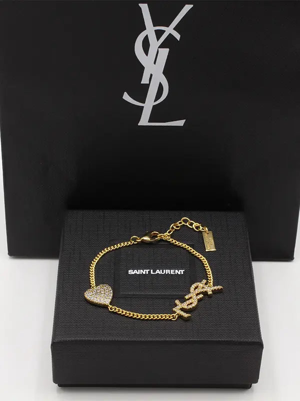 اسوارة ايف سان لوران كريستال لوقو اسواره ysl