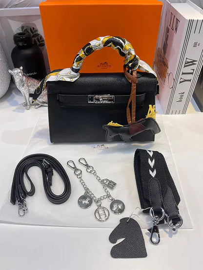 شنطة هيرمز سلفر وذ سكارف شنط وحقائب hermes bag