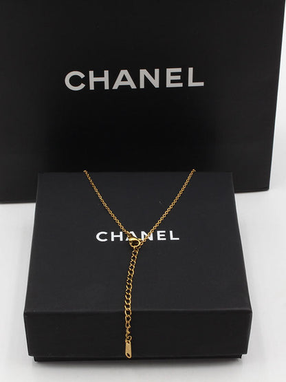 سلسال شانيل لوقو لوقو وزركون سلسال chanel