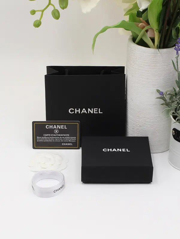 ملحقات شانيل للاطقم 5 قطع وردة هدايا chanel