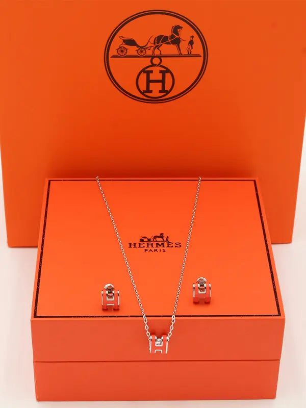 طقم هيرمز ملون ناعم ماستر لوقو