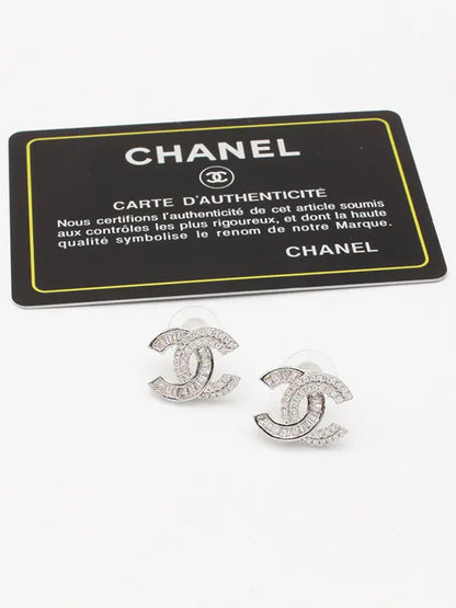 حلق شانيل زركون لوقو 619 حلق chanel