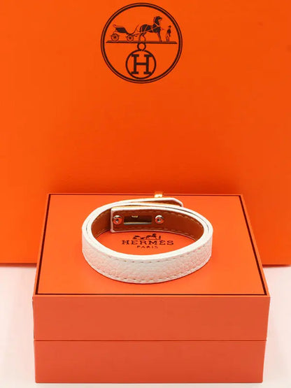 اسوارة هيرمز جلد ماستر لوقو اسواره HERMES