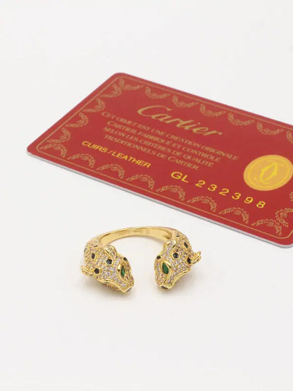 خاتم كارتير تايقر ميتال ماستر زركون خواتم CARTIER