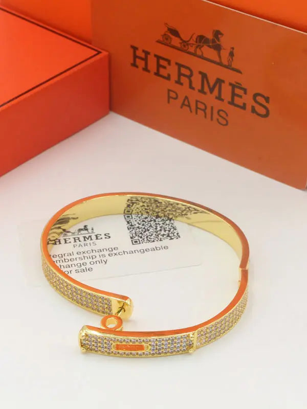 اساور هيرمز نيو بانقل ماستر لوقو زركون اسواره HERMES