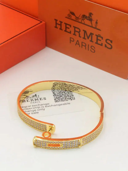 اساور هيرمز نيو بانقل ماستر لوقو زركون اسواره HERMES