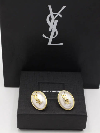 حلق ايف سان لوران ماستر 696 حلق ysl ذهبي