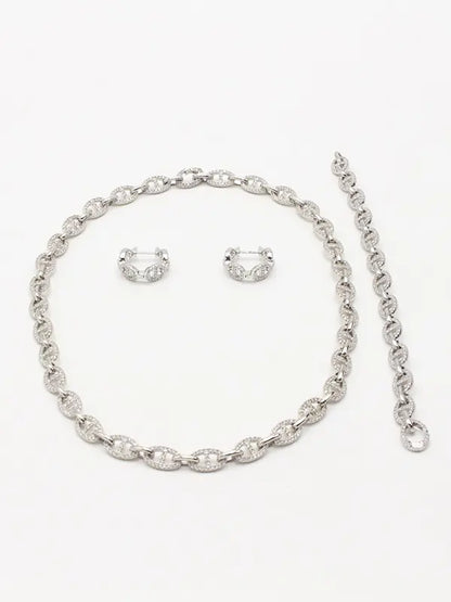 طقم apm زركون فضي لوقو اطقم APM