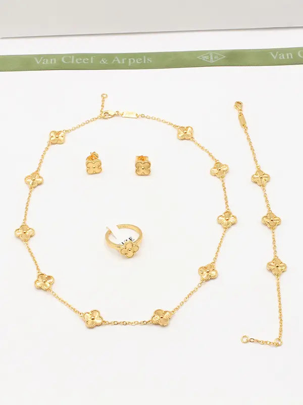 طقم فان كليف ورود ميني 4 قطع اطقم van cleef
