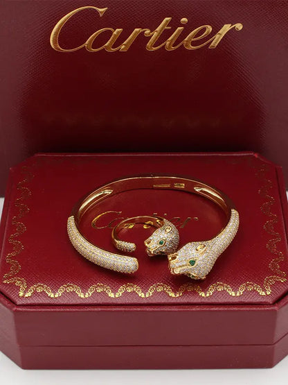 اساور وخاتم كارتير تايقر زركون 792 اسواره CARTIER
