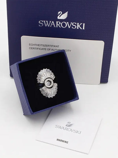 خاتم سواروفسكي الهبه فضي زركون خواتم Swarovski