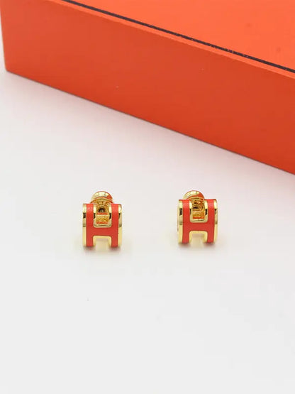 حلق هيرمز صغير الجديد حلق HERMES