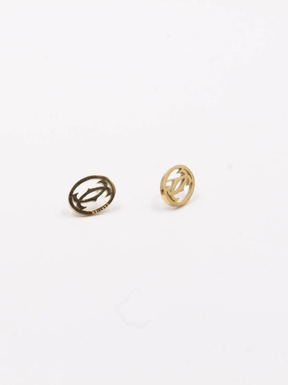 Cartier Gold Circle Earring - حلق كارتير سيركل ذهبي حلق Jewel ذهبي