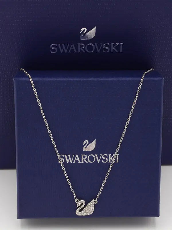 سلسال سواروفسكي الحجم 1.5 ماستر سلسال Swarovski فضي