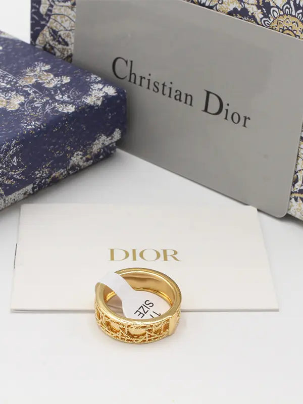 خاتم ديور نقشة غوايش لوقو SLIM خواتم dior