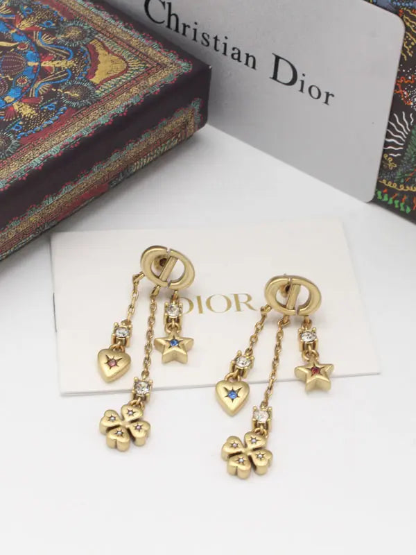 حلق ديور انتيك طويل 652 حلق dior