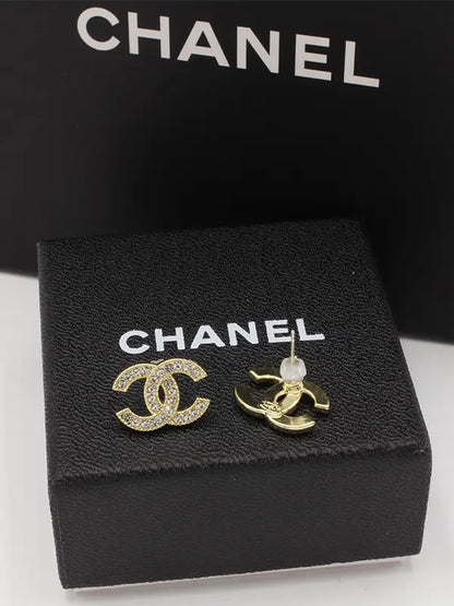 حلق شانيل زركون 583 حلق chanel