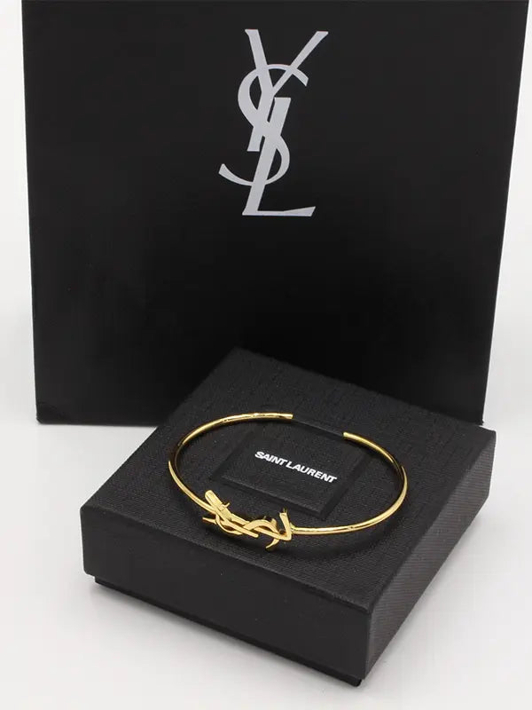 اساور ايف سان لوران ميتال لوقو اسواره ysl