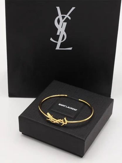 اساور ايف سان لوران ميتال لوقو اسواره ysl