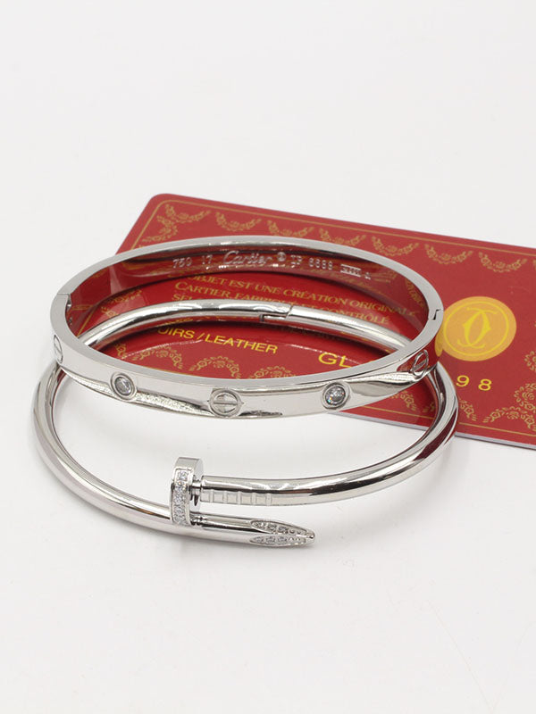 اسوارة كارتير مسمار مع اسواره لوف زركون اسواره CARTIER