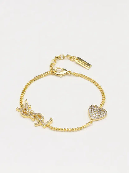 اسوارة ايف سان لوران كريستال لوقو اسواره ysl