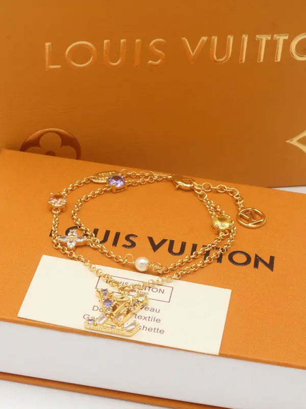 اساور لويس فيتون موف ستون دبل لاينز لوقو ماستر اسواره louis vuitton