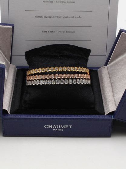 اساور شومية 3 قطع ملونه زركون اسواره chaumet