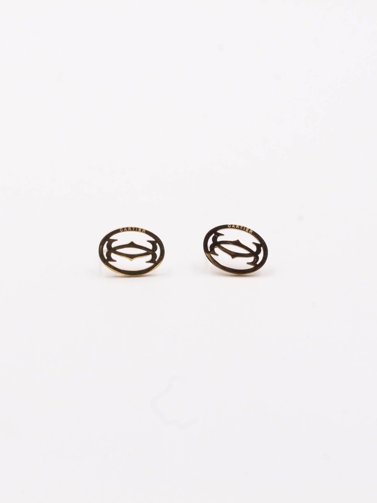 Cartier Gold Circle Earring - حلق كارتير سيركل ذهبي حلق Jewel