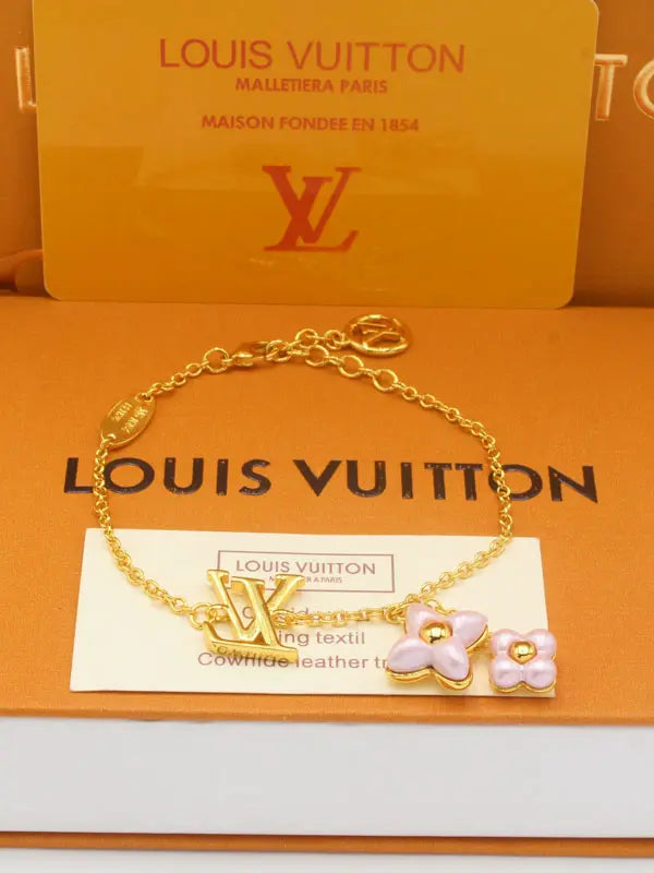 اساور لويس فيتون بينك فيرجن لوقو ماستر اسواره louis vuitton ذهبي