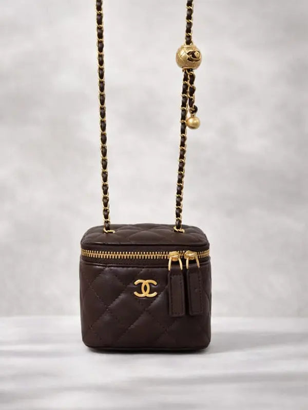 شنطة شانيل ميني الهبه شنط وحقائب chanel bags بني