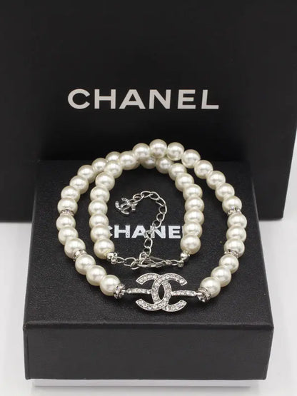 سلسال شانيل بيرل كريستال سلسال chanel
