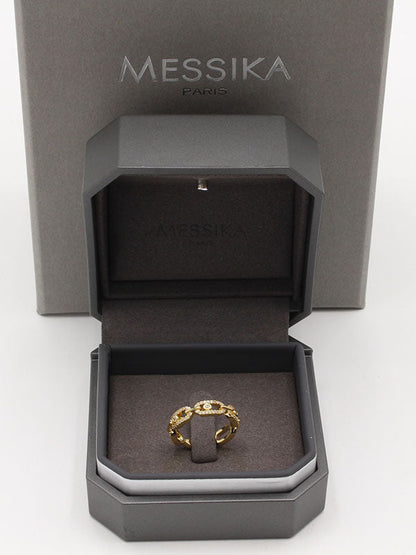 خاتم ميسيكا دبله فل زركون الجديده خواتم messika