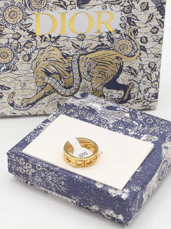 خاتم ديور نقشة غوايش لوقو SLIM خواتم dior