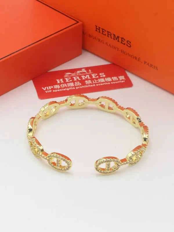اساور هيرمز ماستر لوقو زركون اسواره HERMES