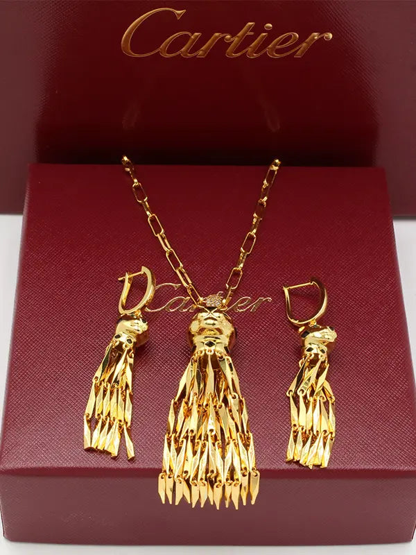 طقم كارتير الجديد فيس تايقر جنزير اطقم CARTIER