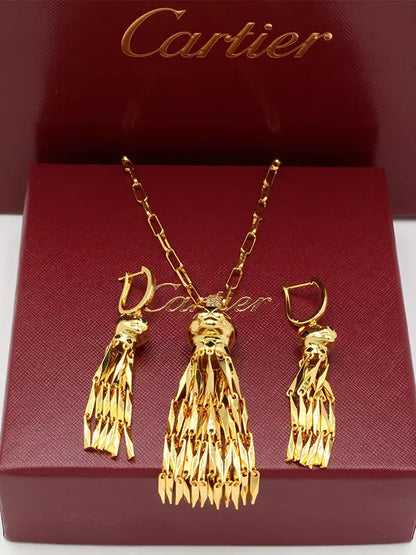 طقم كارتير الجديد فيس تايقر جنزير اطقم CARTIER