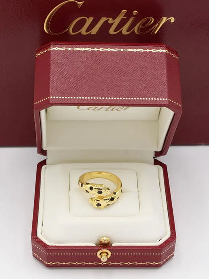 خاتم كارتير تايقر نيو بلاك ماستر ميتال خواتم CARTIER