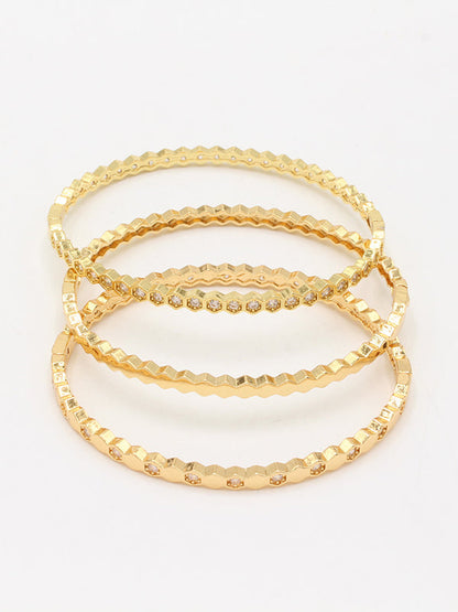 اساور شومية 3 قطع ملونه مقاس 17 اسواره chaumet