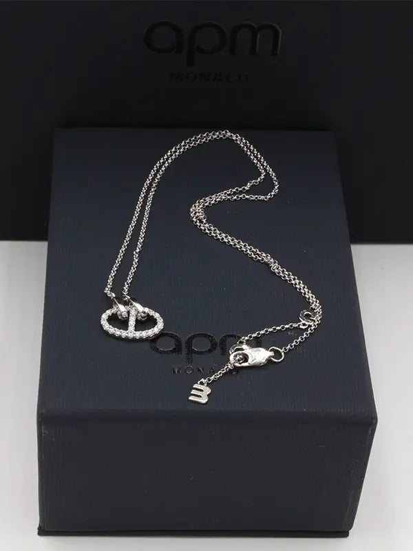 سلسال اي بي ام ناعم زركون لوقو APM سلسال APM