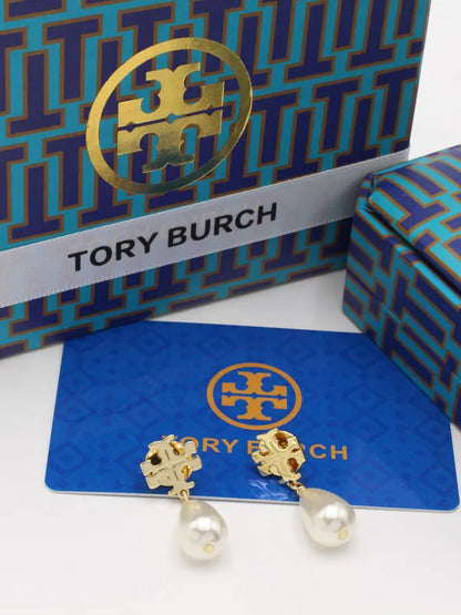 حلق توري بورش الجديد 685 ماستر حلق tory burch ذهبي
