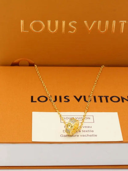 سلسال لويس فيتون لوقو 681 سلسال louis vuitton ذهبي