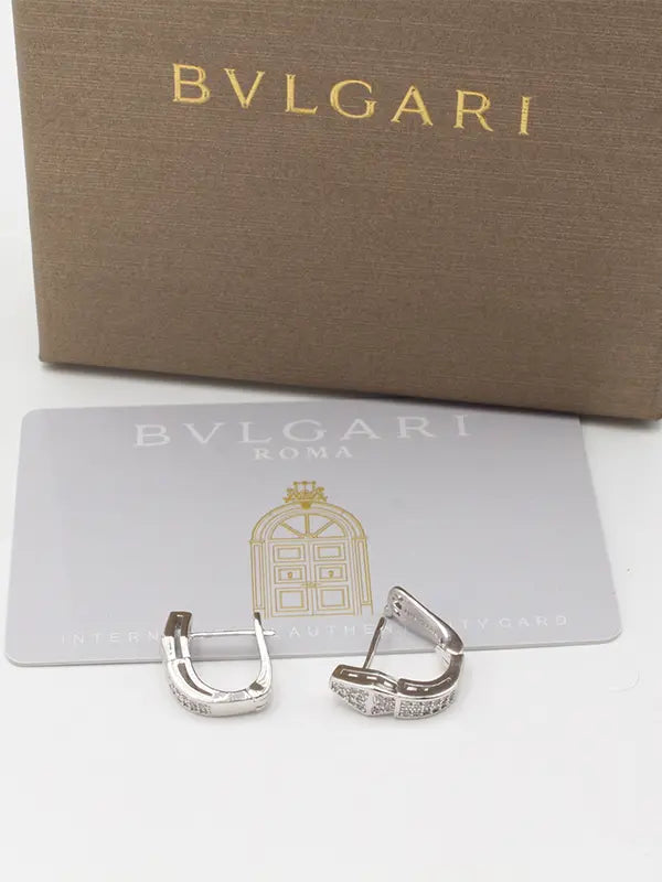 حلق بولغاري كبس زركون لوقو حلق bvlgari