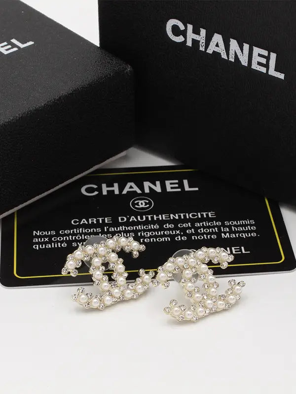 حلق شانيل 576 حلق chanel ذهبي