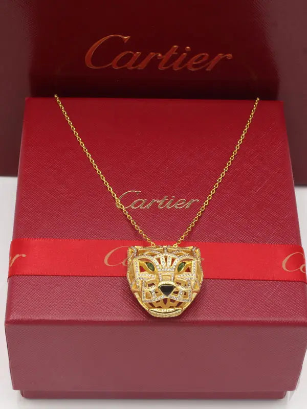 سلسال كارتير تايقر فيس الجديد ماستر سلسال CARTIER ذهبي
