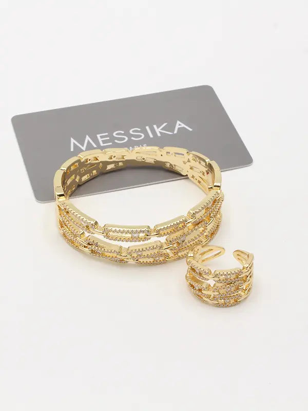 اسواره وخاتم ميسيكا زركون 788 اسواره messika